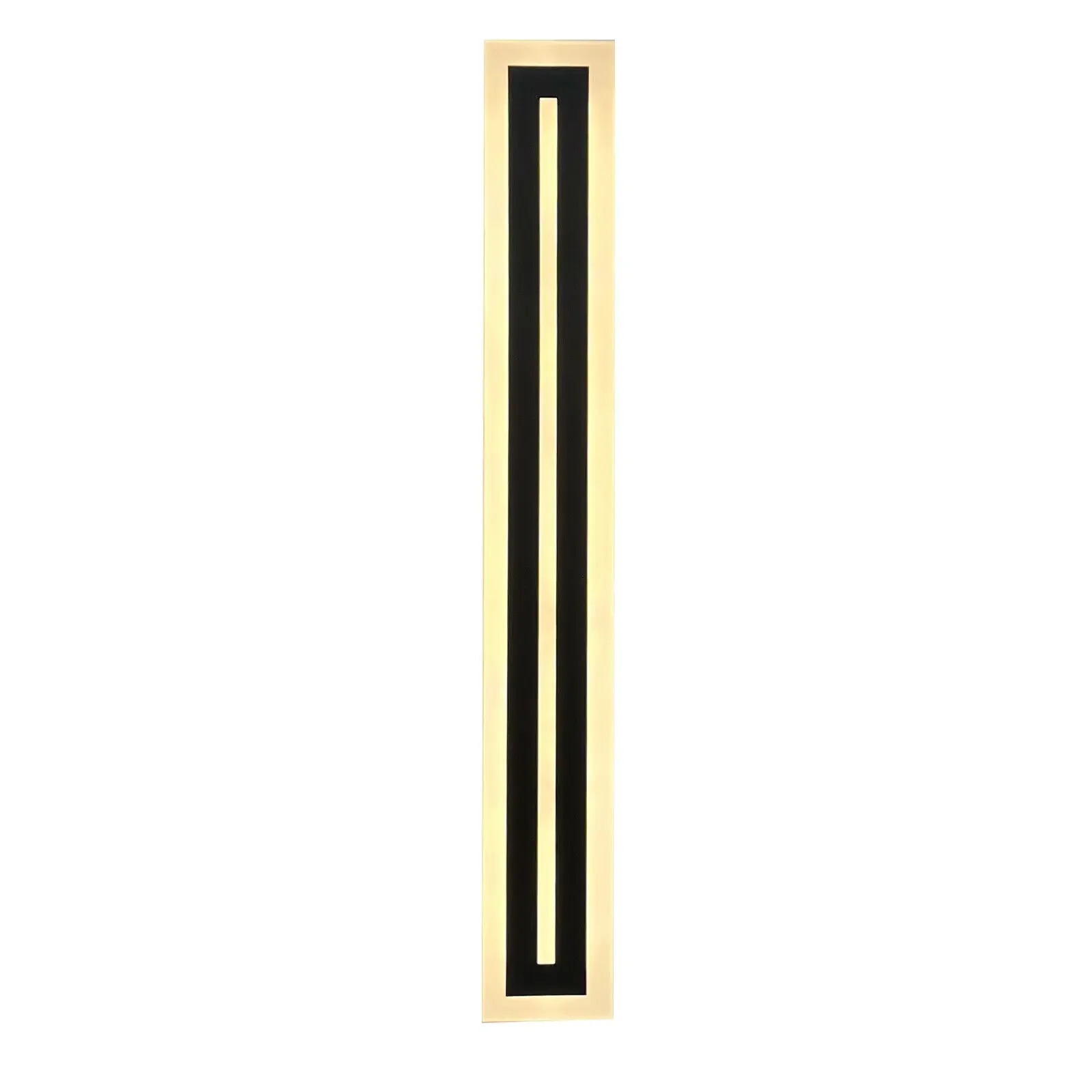 

Modern Waterproof Outdoor LED Wall Light - Long Linear Exterior Sconce for House Facade & Garage