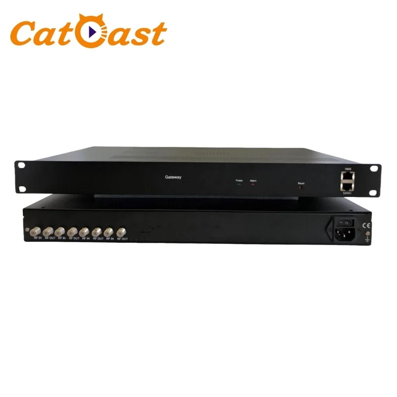 4 FTA DVB-S2 DVBC DVBT DVB-S2 ATSC ISDBT Tuner to IP Gateway