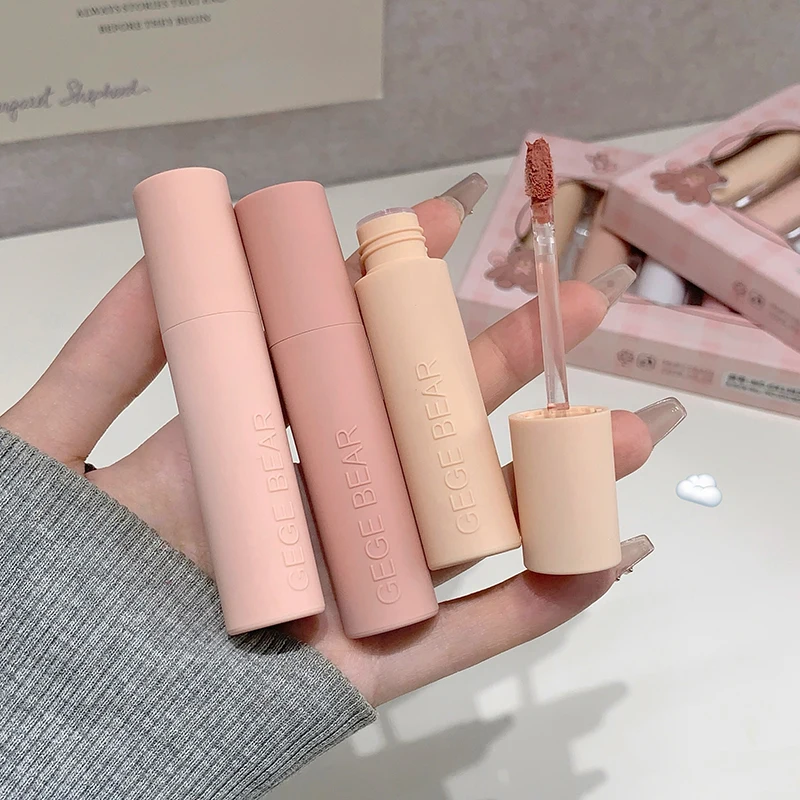 7 Pcs Matte Lipstick Lip Gloss Sets Long-Lasting Non-Fading Waterproof Non-stick Cup Exquisite Gift Everyday Holiday Universal