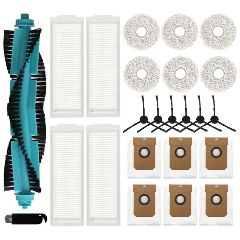A83G-Cecotec Conga 11090 로봇 진공 청소기 메인 사이드 브러시 Hepa 필터 걸레 천 먼지 봉투 교체 부품