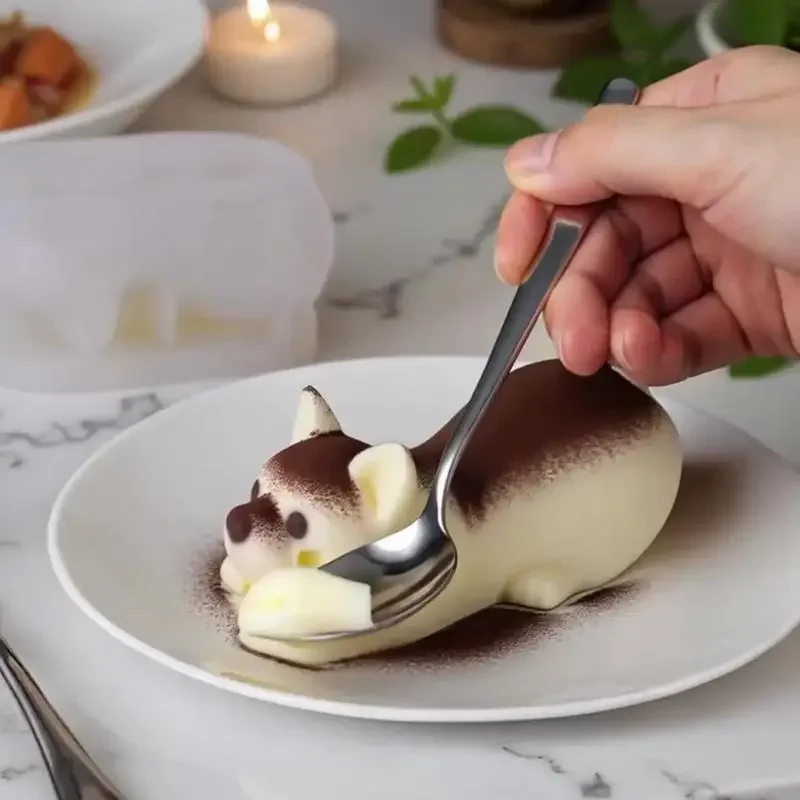 لطيف الكرتون فصيل كورجي شكل موس لتقوم بها بنفسك كعكة قالب من السيليكون الحليب هلام الشوكولاته هلام الآيس كريم الحلوى قالب الخبز لوازم المطبخ