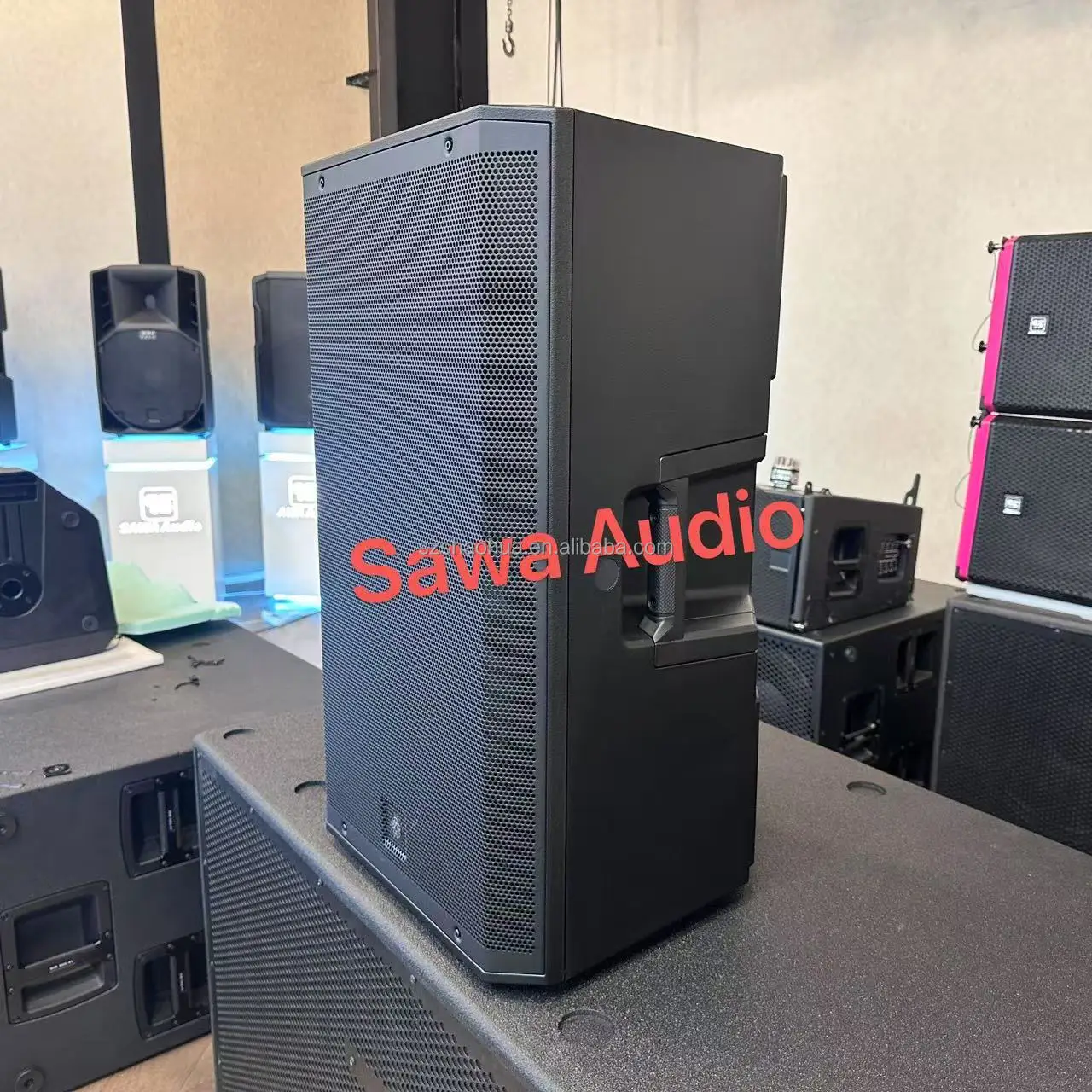 Monitor de escenario activo de 2 vías Floorlive Art915-A15, altavoz PA profesional autoamplificado para exteriores, DJ, iglesia