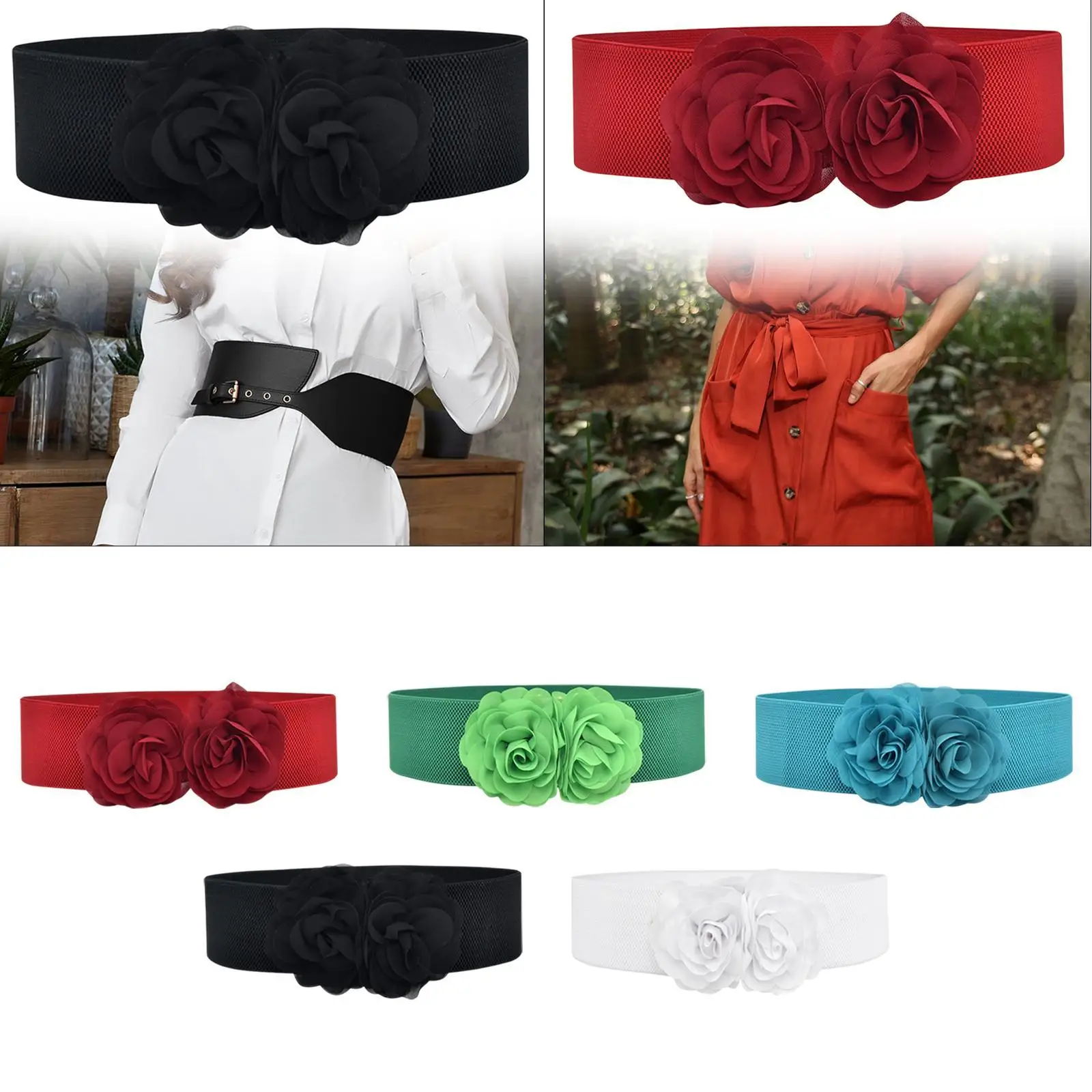 

Эластичный пояс, массивный женский широкий эластичный пояс для пальто, платья-свитера