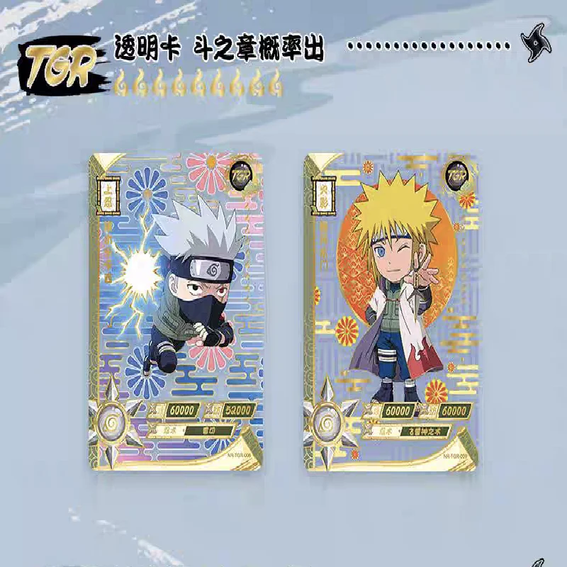 KAYOU  Anime Naruto Game Rare Collection Card Ninja World Characters Cards Kids Toy For Children Hobby Collectibles Gift