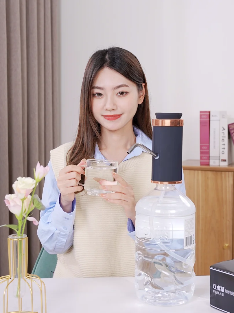 Home Use Touch Switch Dual Pump Dual Power Auatic Buet Water  Pump Smart Quantitative Drinking Water Dispenser