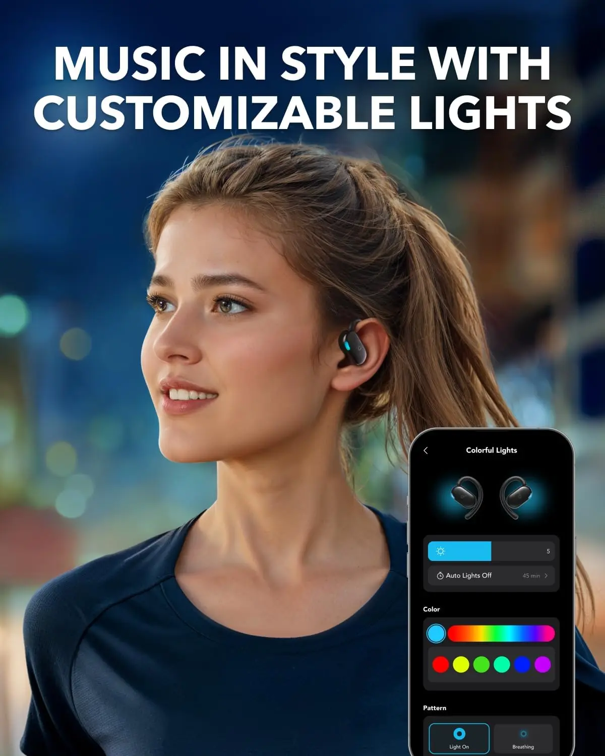 Soundcore V20i by Anker Open-Ear Headphones, Adjustable Ear Hooks, Ultra-Comfort, Snug Fit, Powerful Sound (Refurbished) - view 4