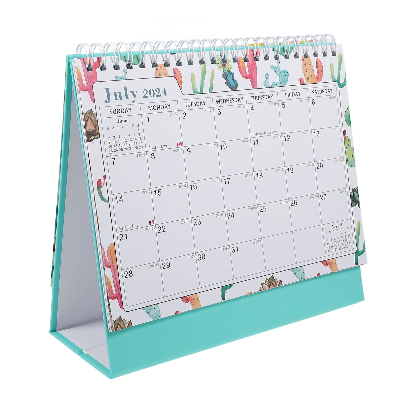 Academic Calendar Small Desk Calendar Standing Calendar Desk Calendar for Recording Events standing desk calendar