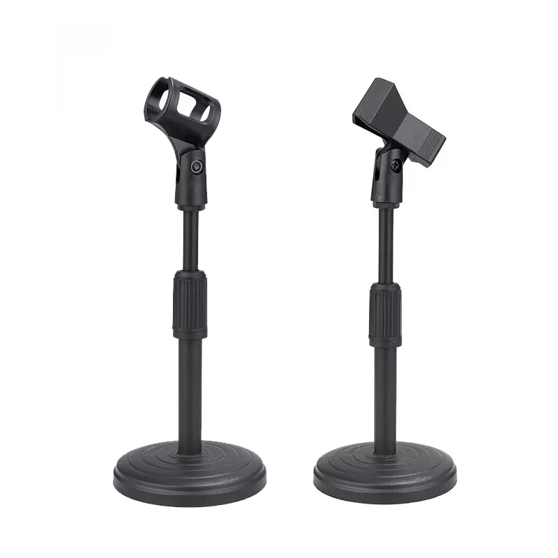 Soporte de Micrófono de Escritorio Ajustable con Base de Disco de Elevación y Contrapeso, Antichoque, para Transmisiones en Vivo y Accesorios de Micrófono