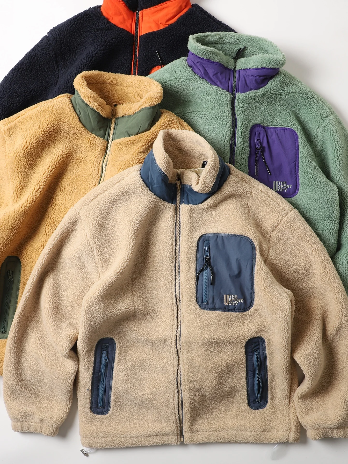 

Утепленная куртка из овечьего вельвета для мужчин: повседневная свободная верхняя одежда с воротником-стойкой, теплая хлопковая одежда для молодежи, модная.