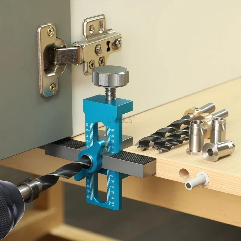 

Позиционер для установки двери шкафа, регулируемый, без ручки, выравнивающий монтажный зажим для панели, прецизионный локатор для быстрого сверления 2 в 1, локатор