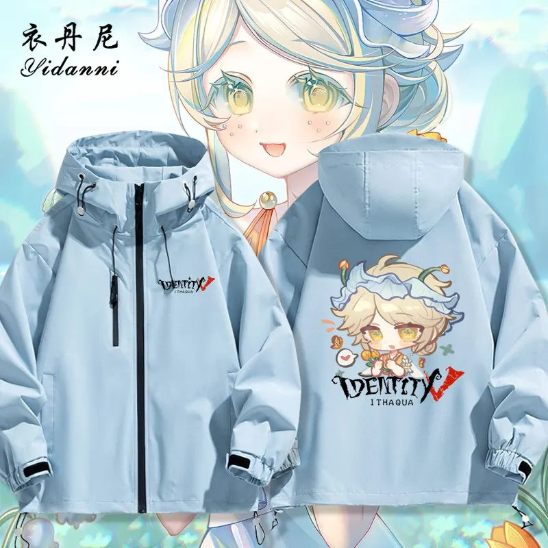

Anime Identity Ⅴ Gardener Emma Woods Cosplay Costumes Loose Jacket Zipper Coat Man Women Autumn Casual Hooded Fashion Tops