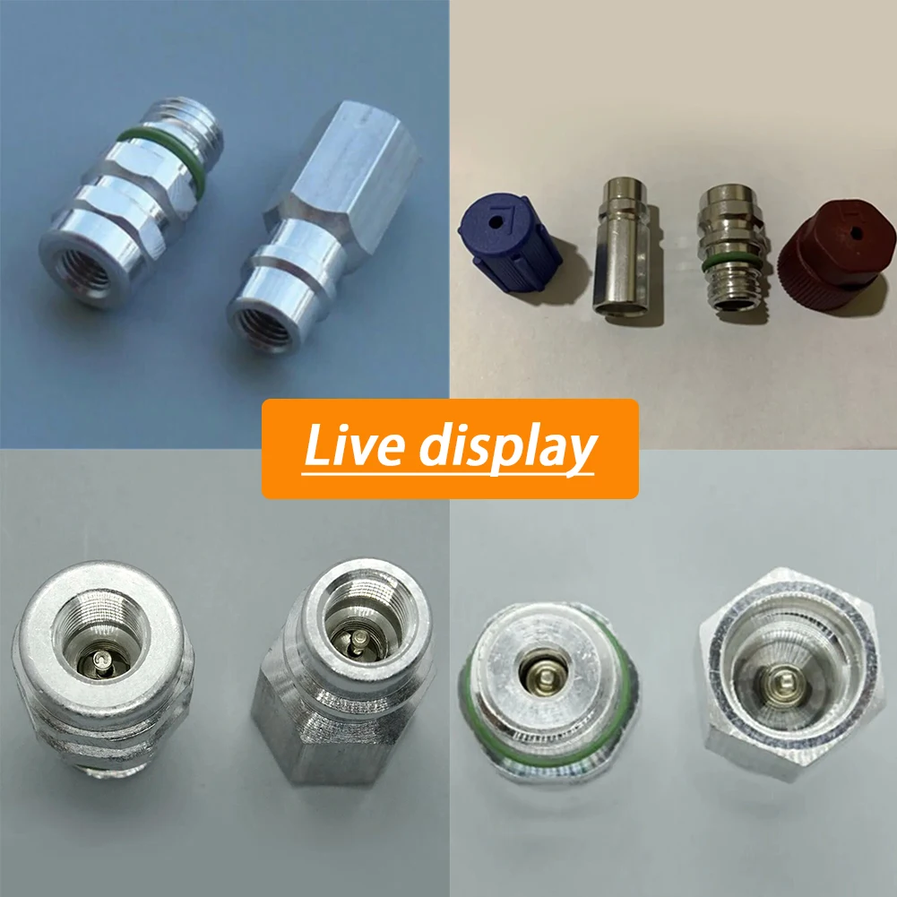 

Car Parts Air Conditioning Hd Nd Adapter Connections For R134a For Ford Opel VW Seat Skoda Nd Adapter Und 357820795J 357820795H