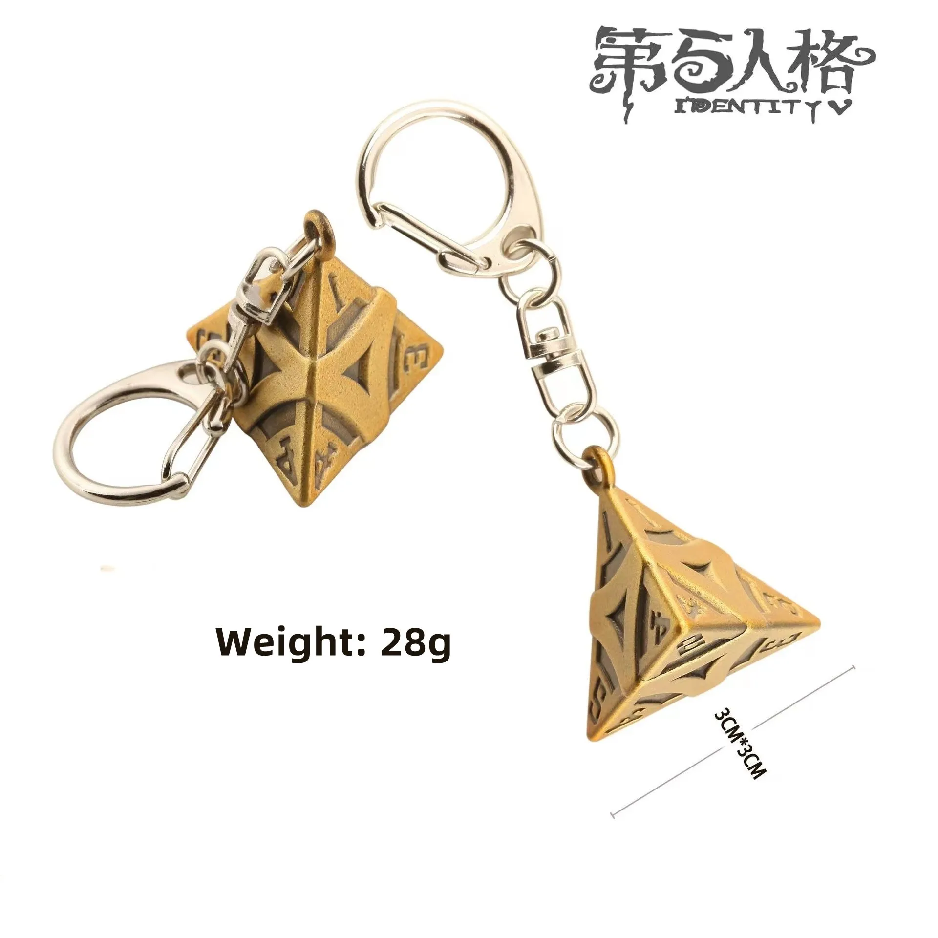 Games Identity V Keychain Jack the Ripper Cartoon Keyring Pendant Accessories For Men and Women