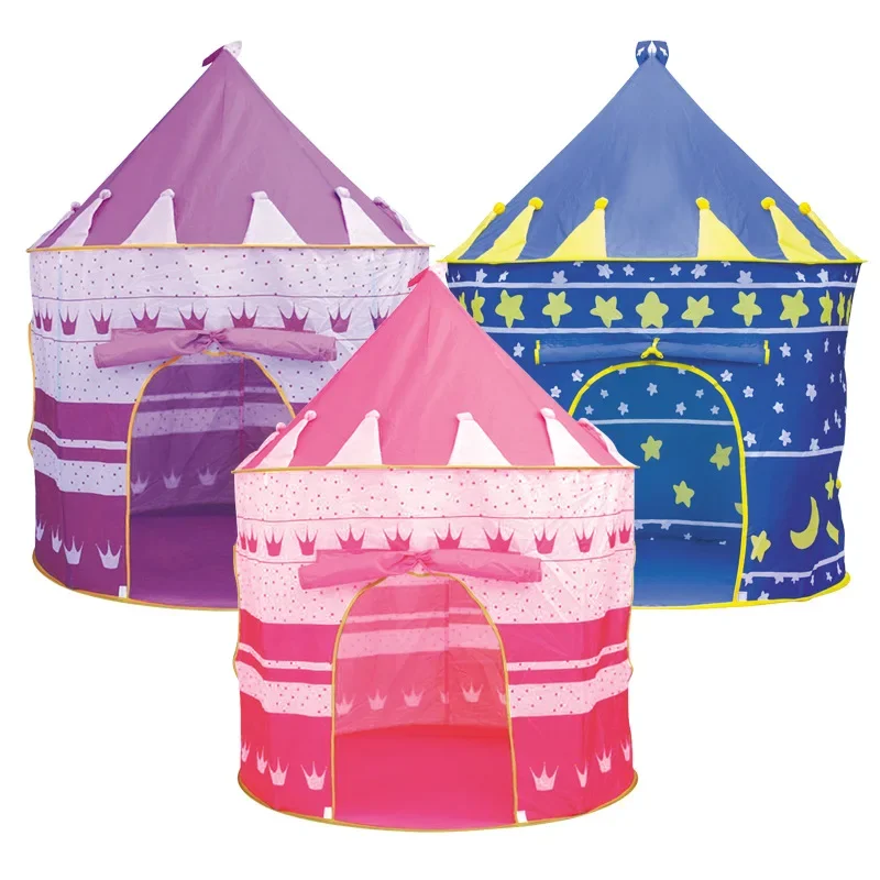

Toy Tents Adorable Castle Playhouse Space Theme Foldable Little Prince And Princess Tent Sturdy Game House For Children Gift Toy