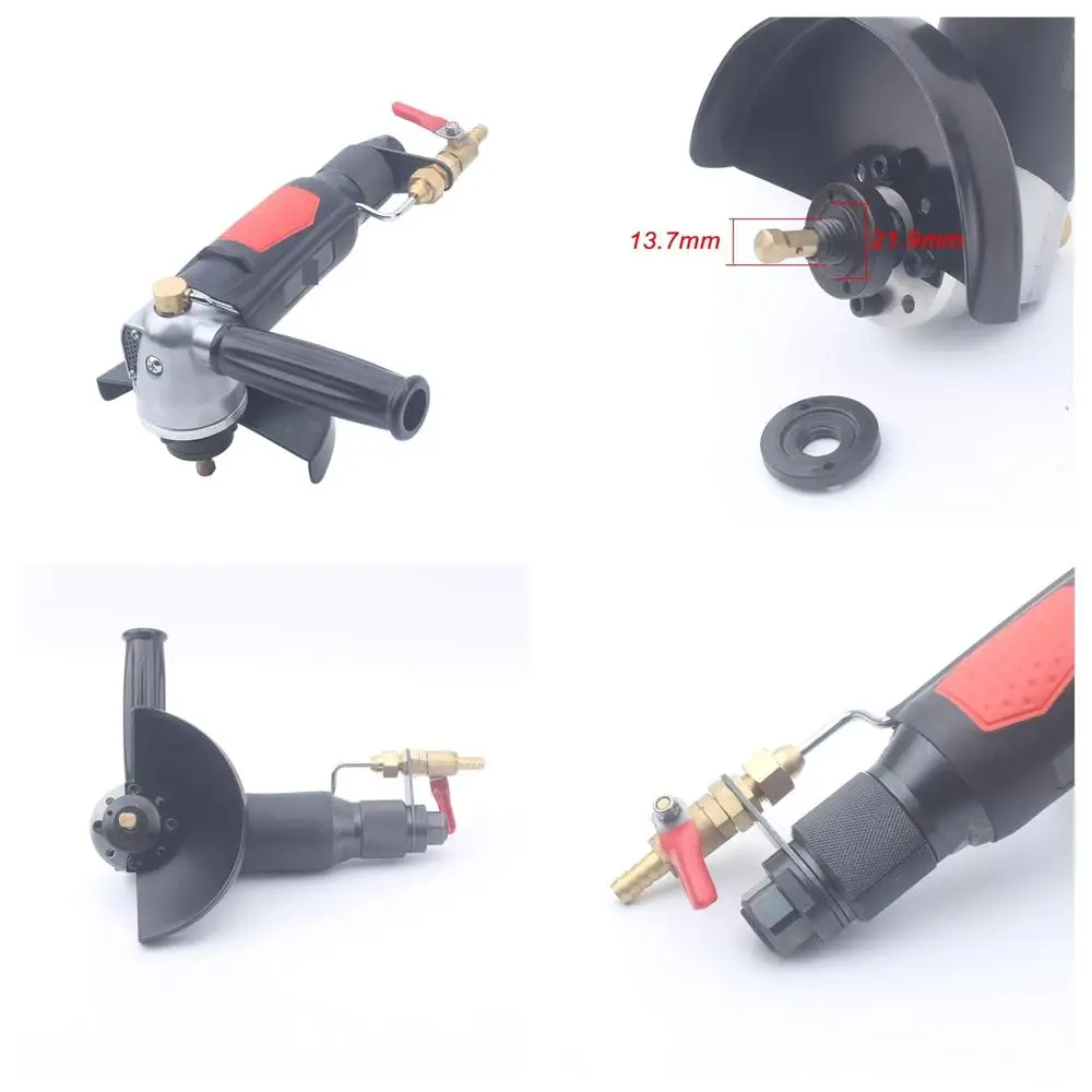 

Промышленный 125-миллиметровый пневматический шлифовальный инструмент для влажной полировки камня с подачей воды с воздушной подачей