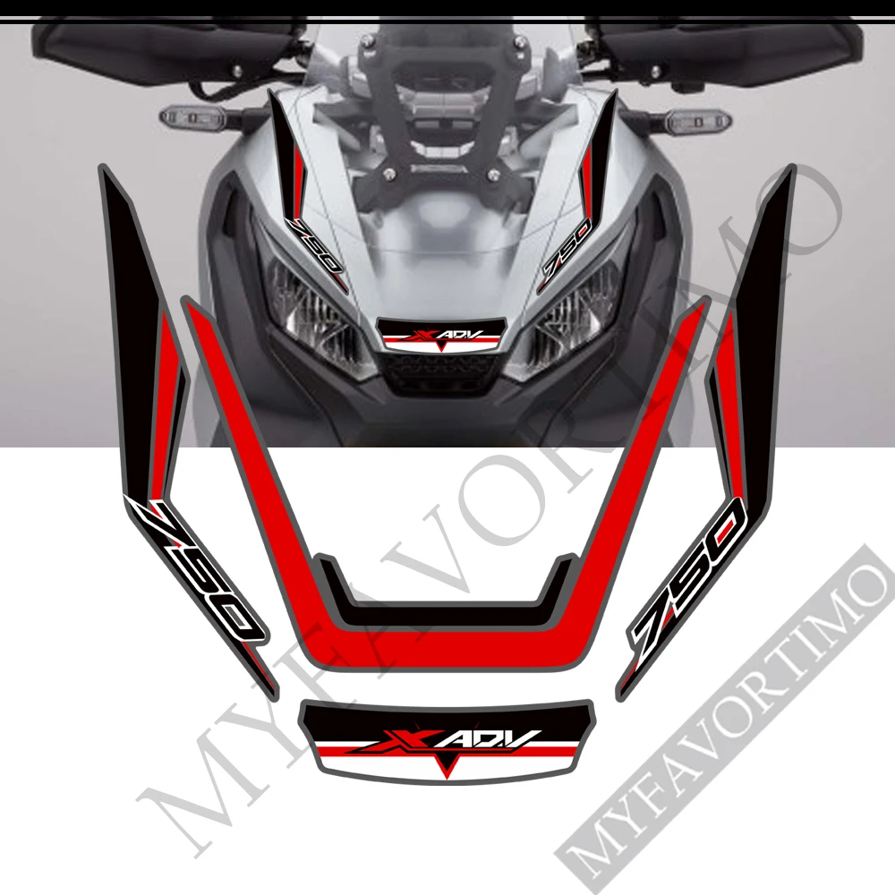 X ADV750 Adesivi per carenatura Decorazione del corpo Decalcomanie Adesivo moto Adesivo in PVC antigraffio per Honda XADV 750 X-ADV 750 2016