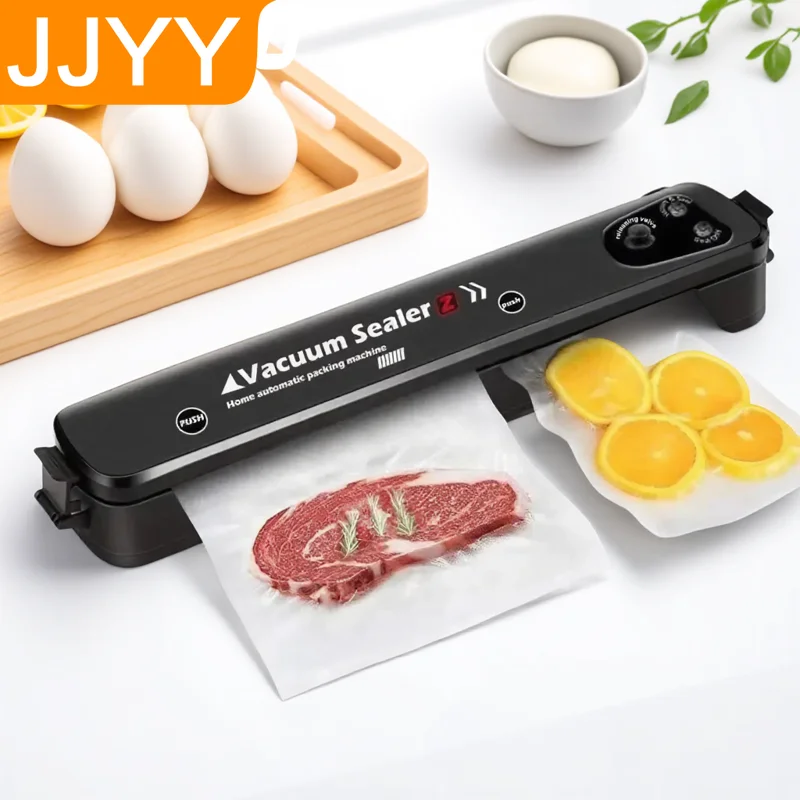 

Portable Automatic Vacuum Sealer Food Saver with 15 Bags Kitchen Storage Essential Compact Food Preservation