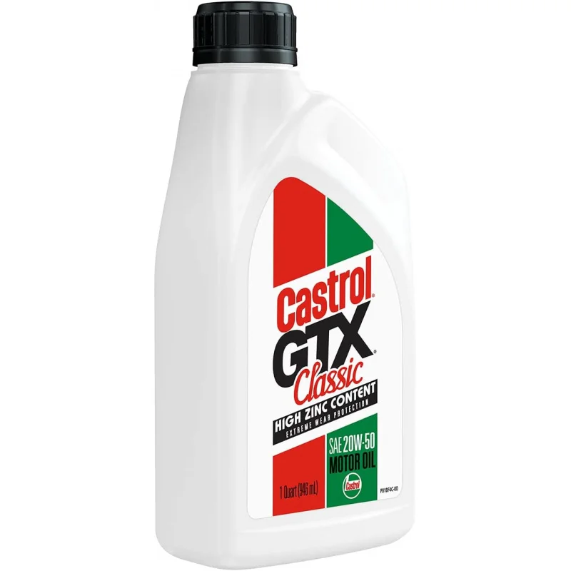 محرك تقليدي كلاسيكي Castrol-GTX ، 20W-50 ، 1 كوارت ، من 6