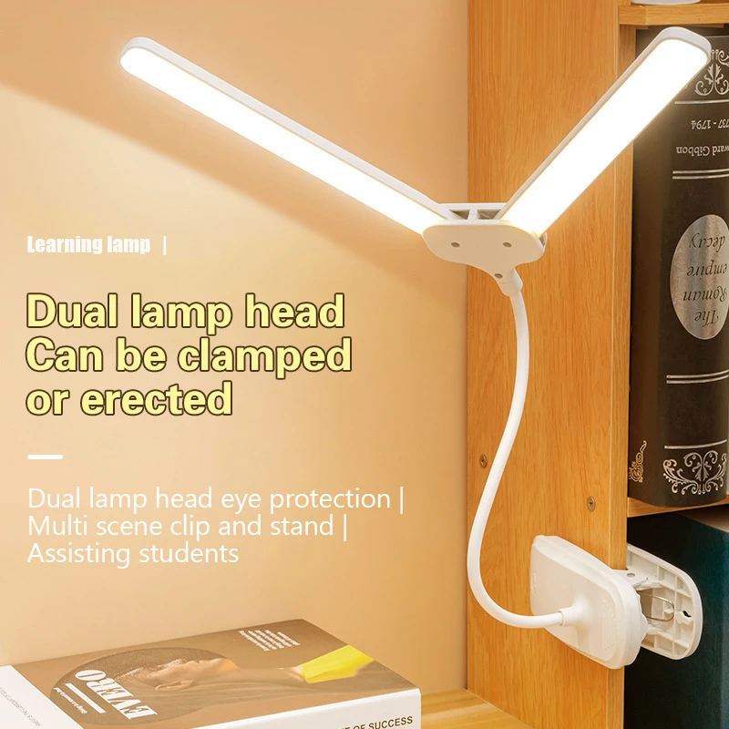 Dual-Use Music Score Lamp - Eye-Caring Clip-On Table Light For Piano, Guzheng, Guitar, And Cross-Stitching