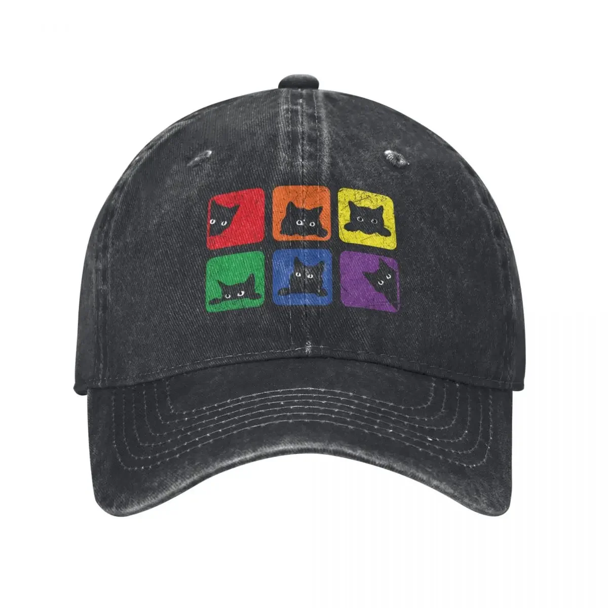 Funny Cats, Pride Cat Lover, Lgbt Cat Lover, LGBTQ Purride Baseball Cap Golf Icon Sunscreen Girl'S Hats Men's