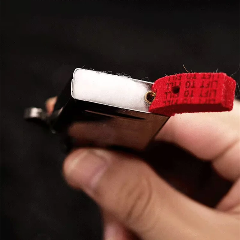 2Pack Nine Hole Fiber Cotton For Zippo Zorro Gas Lighter High Oil Storage Rate Prevent Volatilize Cotton Inner Replace Part view 6
