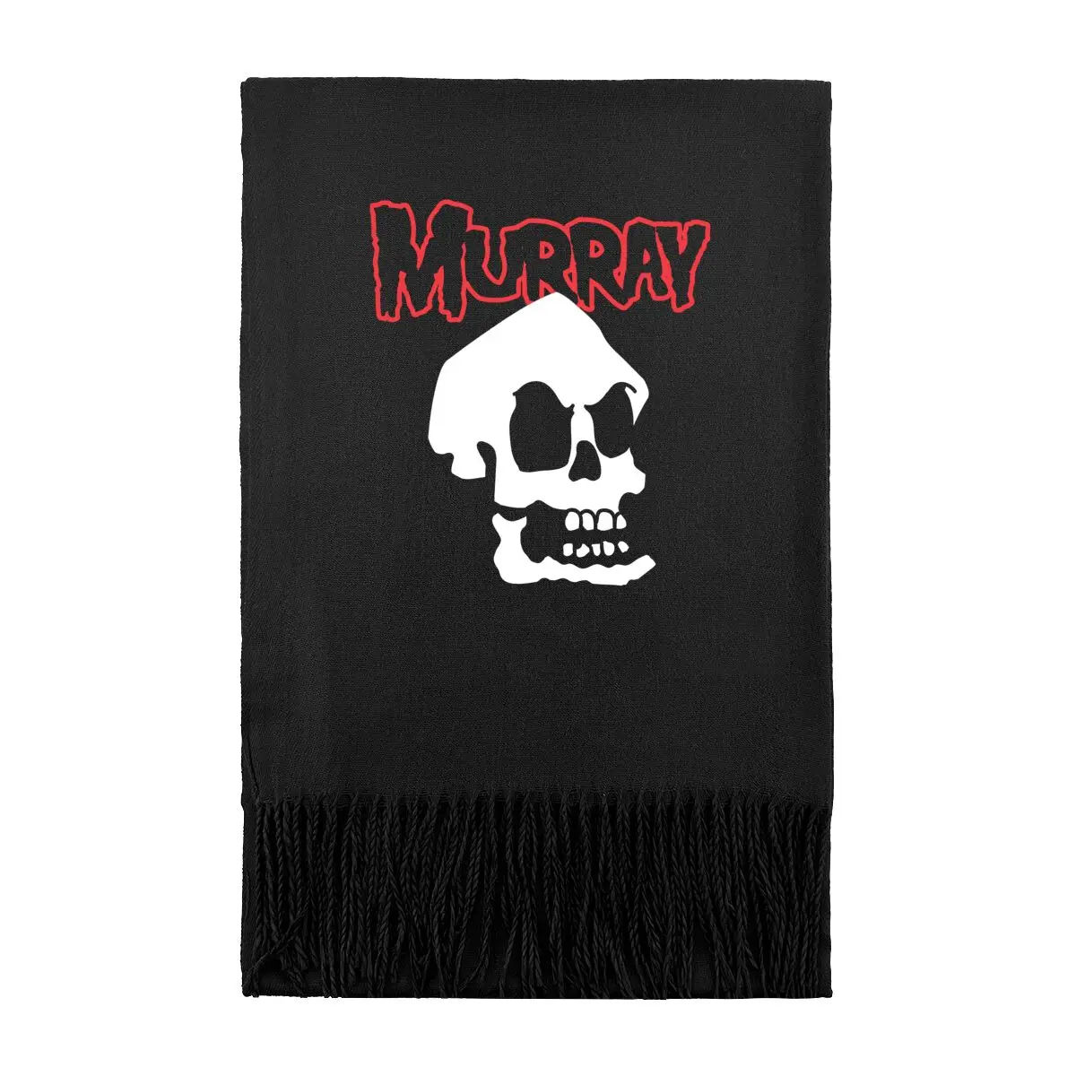 

Мюррейский силуэт черепа, художественный дизайн, студенческий осенне-зимний шарф, модный