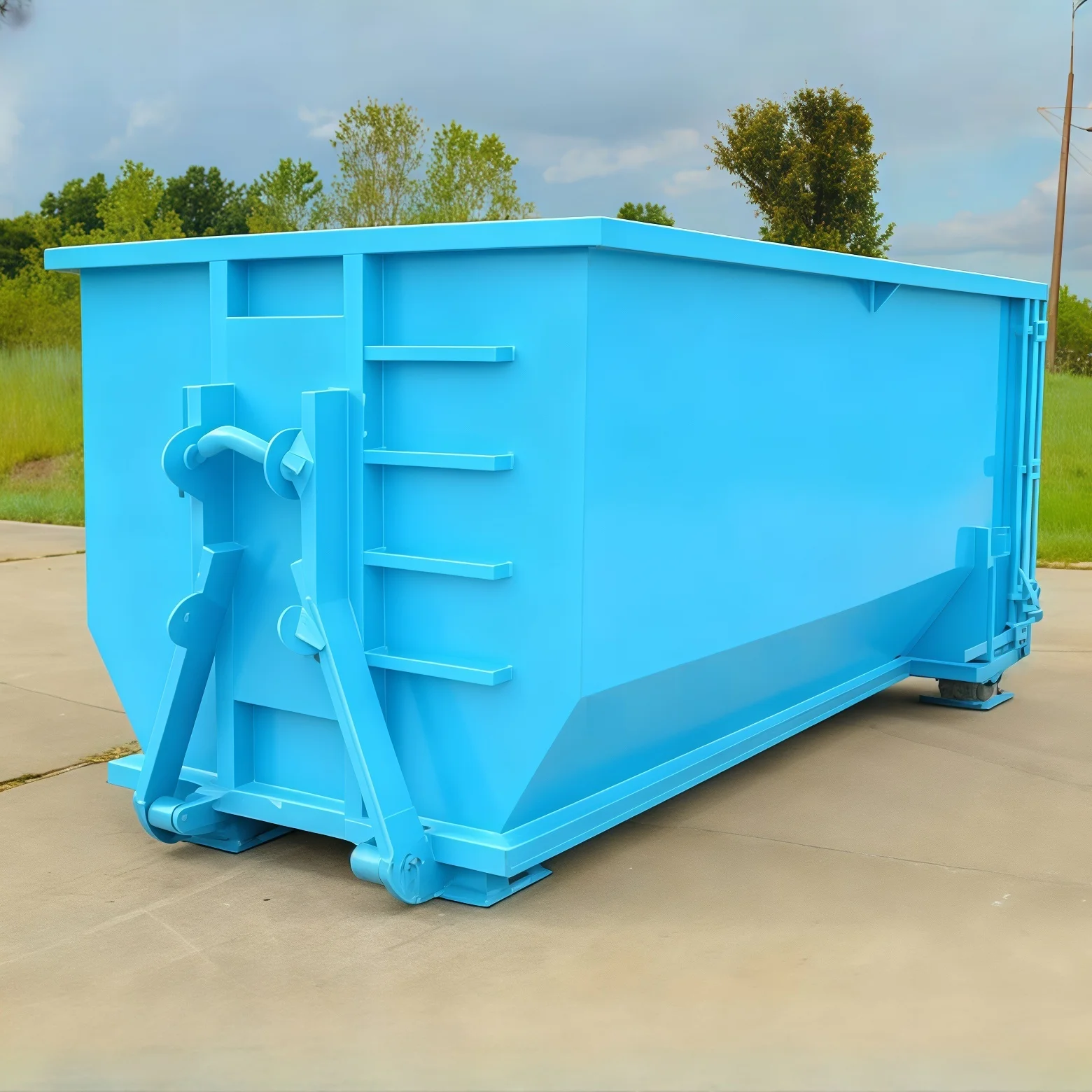 Steel Hook Lift Dumpster for Industrial and Construction Waste