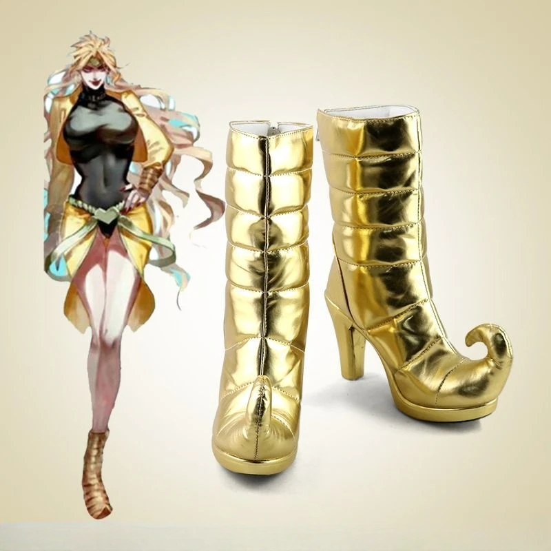 Fantastic Adventure Cosplay Boots Girls -Dio Sex Transformation - Feminine DIO Lord, Anime Cos Shoes Customization