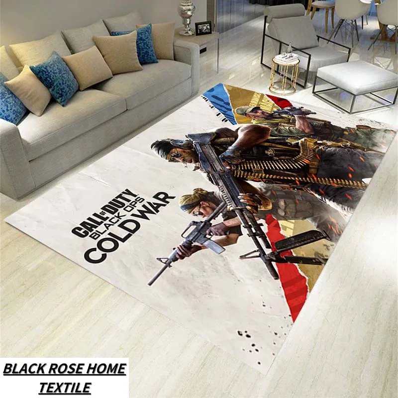 

22 Style C-call of D-duty Gaming Carpet Living Room Sofa Kitchen Table Mat Fashion Decoration Bedroom Area Leisure Anti slip Rug
