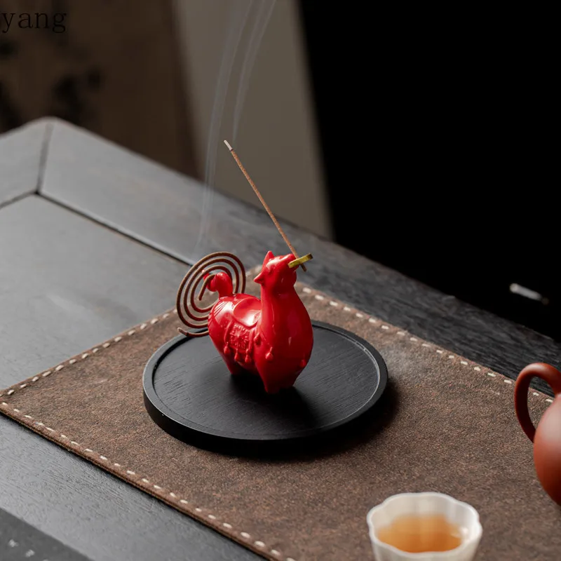 CX Cute Year of the Horse Creative Gifts Immediately Rich Ceramic Ornaments