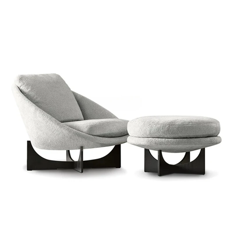 

Диван-Тигр, итальянский минималистичный диван для гостиной, одноместный тканевый диван, кресло для отдыха