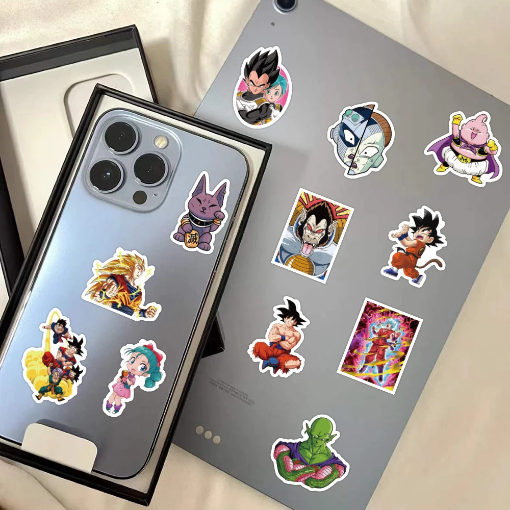 10/30/60PCS Cool Dragon Ball Anime Stickers DIY Travel Luggage Guitar Fridge Laptop Graffiti Cartoon Joke Sticker Decal for Kid