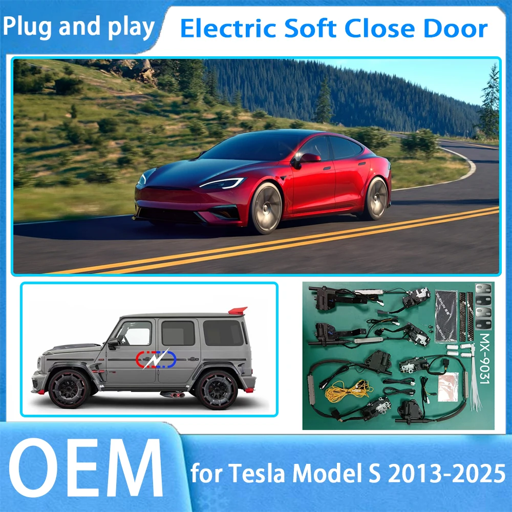 

for Tesla Model S 2013-2025 OEM Car Soft Close Door System Automatic Electric Auto Pull Power Latch Power Closing