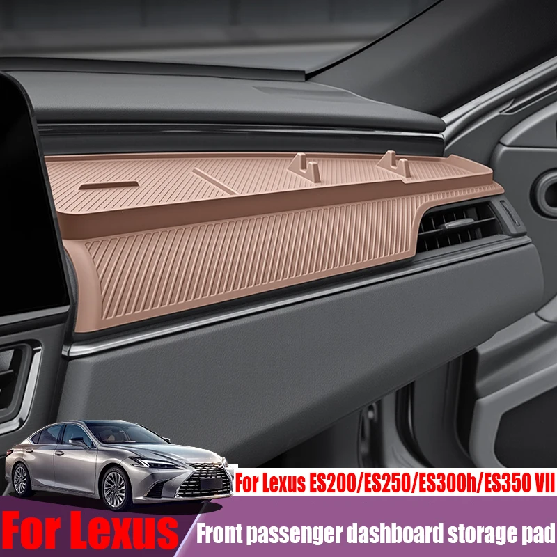 

Для Lexus ES200/ES250/ES300h/ES350 VII передняя пассажирская приборная панель, силиконовый коврик для хранения, противоскользящие принадлежности для украшения салона автомобиля