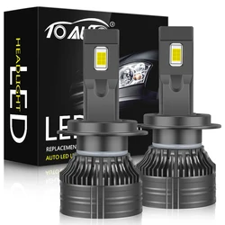 130W H7 Led H4 H1 H8 H11 9005 HB3 9006 HB4 LED Bulb 80000LM F5 Plus Car Headlight Canbus 3570 CSP Auto Turbo 6000K White 12V 24V