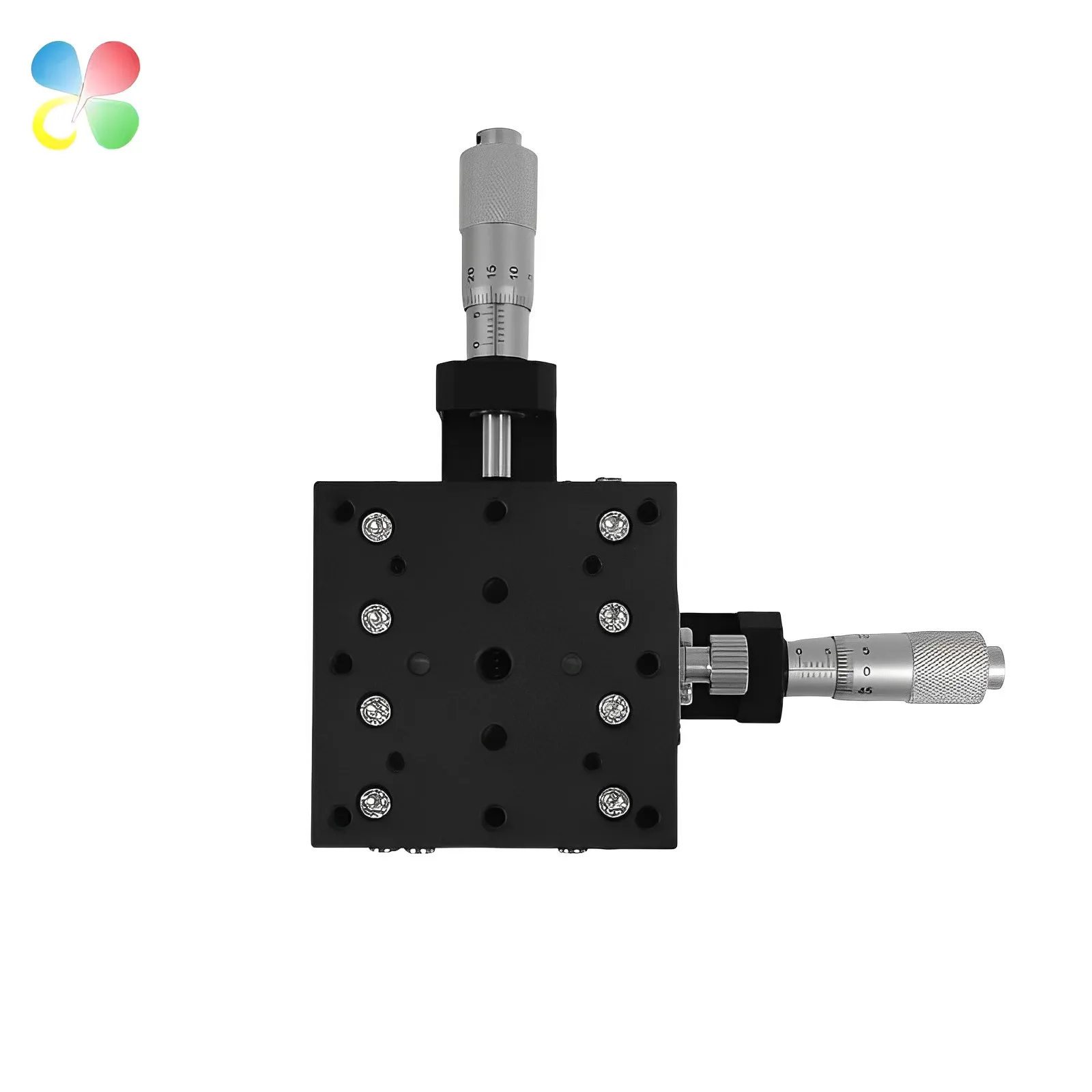 GOOD C&K 80x80mm Manual Linear Stage XY Axis Machinery Parts Linear Translation Stage Manual XY Micrometer Manual Stage