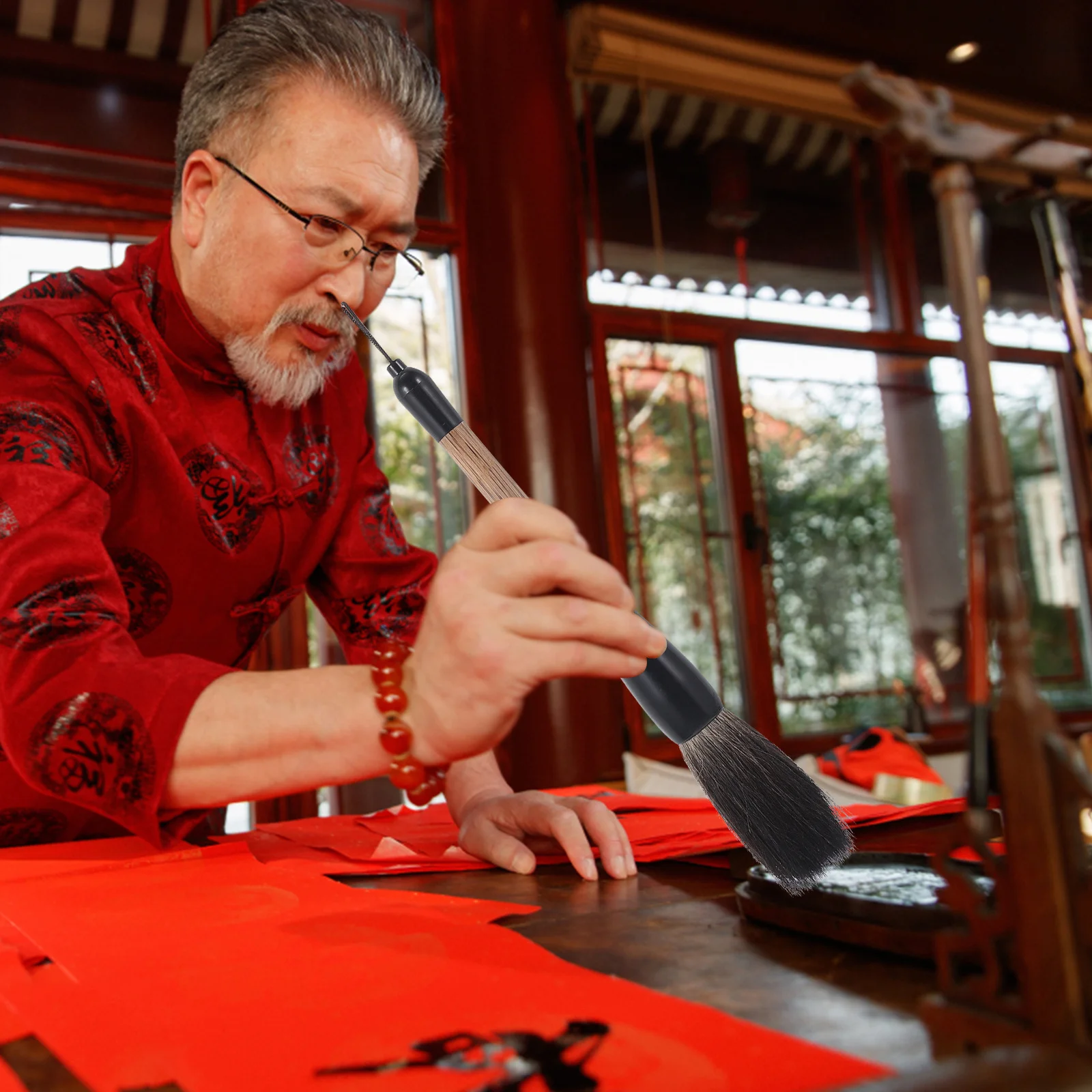 قلم فرشاة الخط الصيني كبير الحجم للكتابة السلسة محمول ومتين للرسم والطلاب المحترفين #5