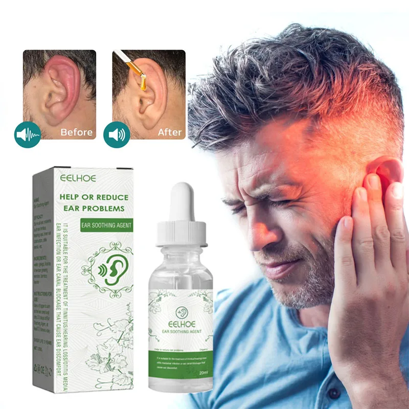 Ear Cleaner Ear Wax Cleaner Health Care Ear Ringing Relieving Drops Deafness Clean Soften Earwax Canal Blockage Itching Earache