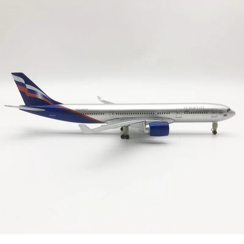 16 ซม./20 ซม.รุ่นรัสเซีย Air Aeroflot สายการบิน A330 Diecast Alloy เครื่องบินแอร์เวย์เครื่องบิน Landing Gear Collection จอแสดงผล