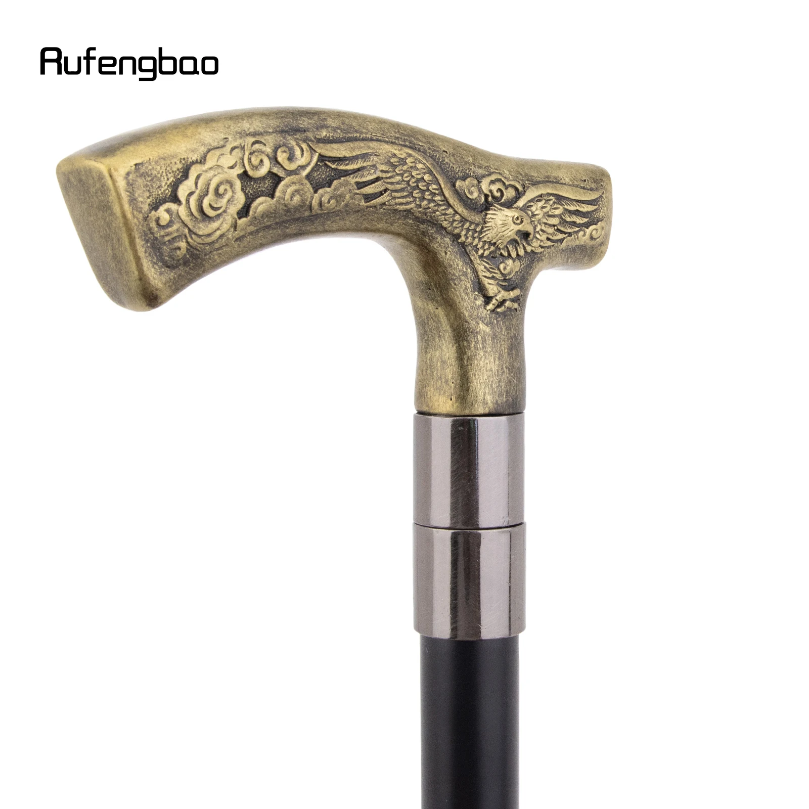 عصا زخرفية عصرية على شكل نسر من الراتنج الأصفر للحفلات التنكرية والبخار والاستخدام اليومي 93 سم