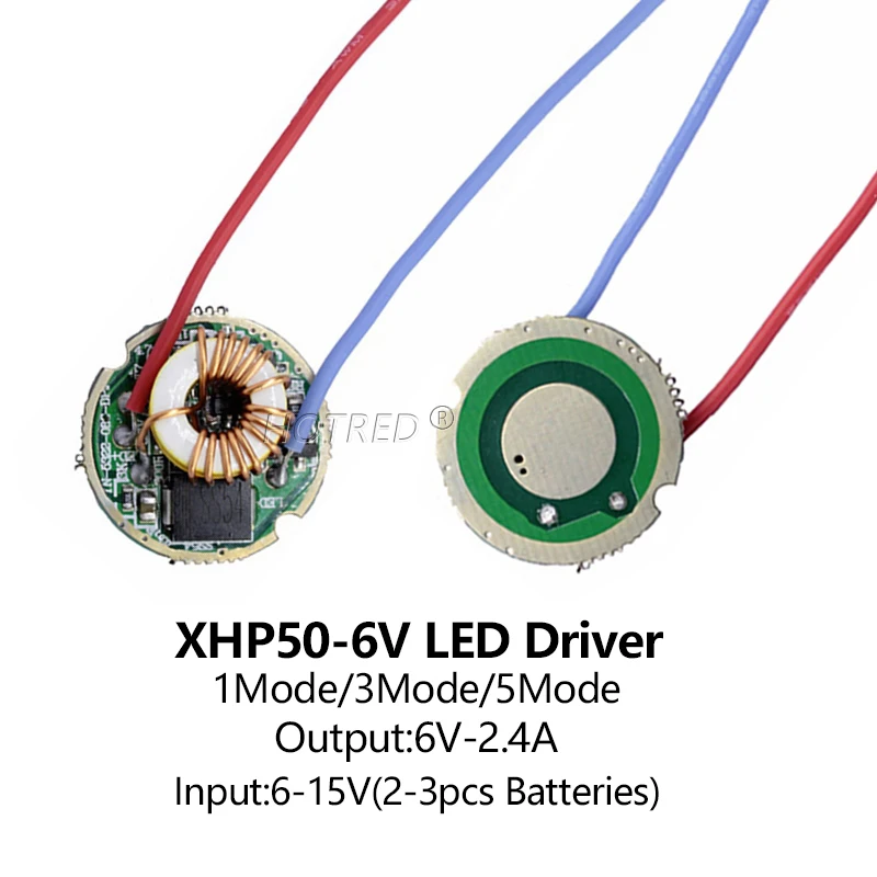 Driver per torcia a LED 12V 3W 5W 10W Driver a corrente costante DC1.2V 3.6V 4.2V FAI DA TE per XPE2 3W 5W 10W 18W XPE 5050 T6 Alimentatore