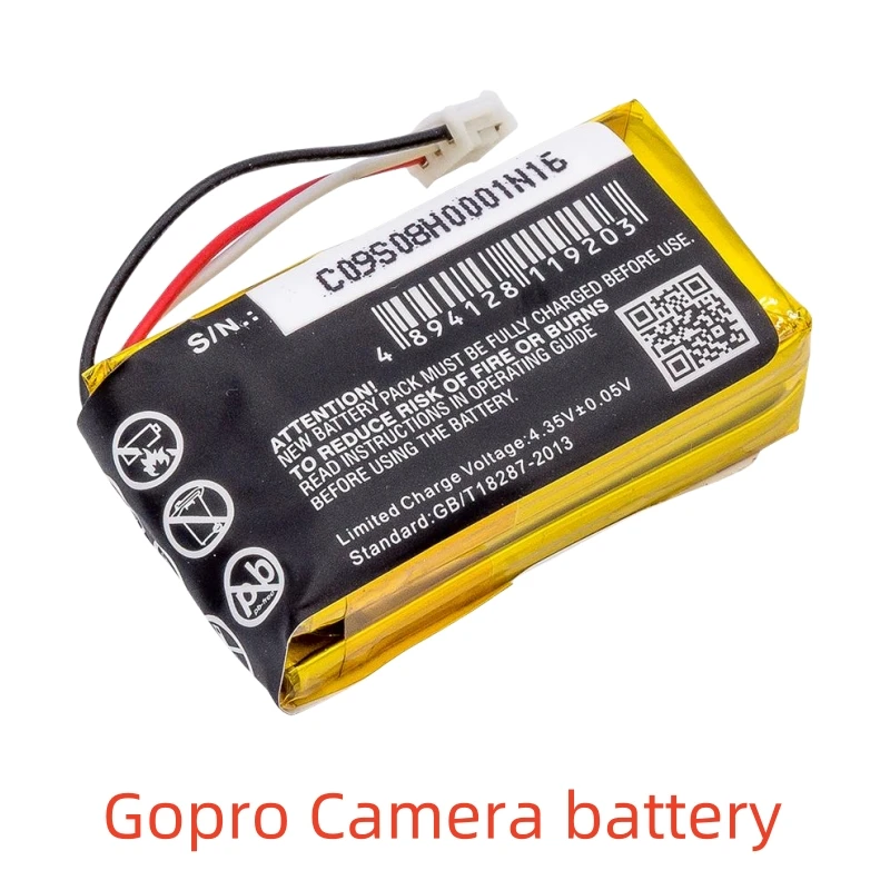 

GoPro Hero Camera Battery - 3.7V 800mAh Li-Polymer - Replacement for Hero+ & More Models