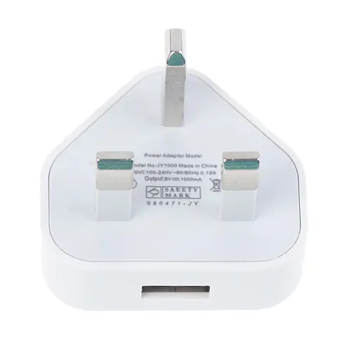 Speedy Fast 1 Port USB Charger 3 Pin UK Mains Wall Plug Adapter ORIGINAL