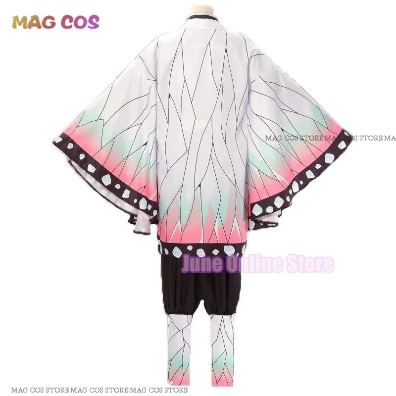 Shinobu Adult Kids Kochou Anime Cosplay Costume Kanae Cosplay Clothes Butterfly Clip Women Uniform Slayer Cloak Halloween Outfit