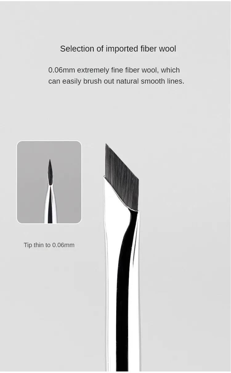 Upgrade Blade Eyeliner-Pinsel, ultradünn, feiner Winkel, flacher Augenbrauenpinsel, Liner Brow Place, Make-up-Pinsel, präziser Detailpinsel – Detail 4