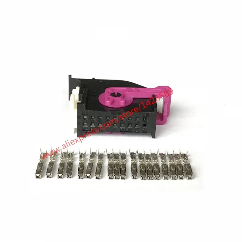 1 Juego de Conectores Automotrices de 18 Pines 5Q0972718A ECU 5Q0 972 718A para Instrumentos de Automóvil, Conector 5Q0 972 718 A para VW GOLF Lamando