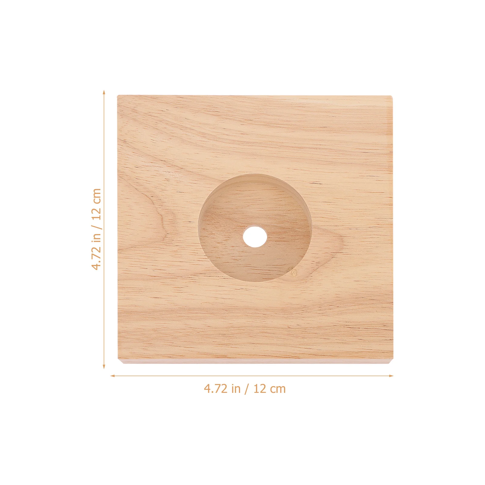 

2Pcs Solid Wood Lamp Base Safe and Reliable Table Lamp Accessory Fine Craftsmanship Night Light Base Night Light Stand