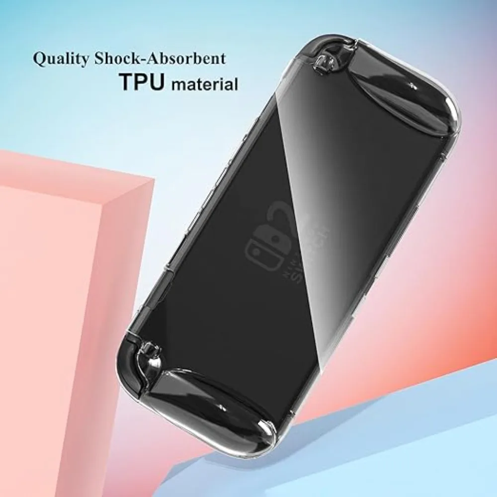 

Protective Case For Nintendo Switch 2 Transparent TPU Shockproof Protective Case Shell Durable Gaming Cover Handheld