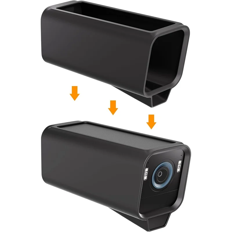 【USB-C Cable】Waterproof Silicone Case For Eufy S3 Pro Camera, For Eufy Security Camera(2-Pack Black)