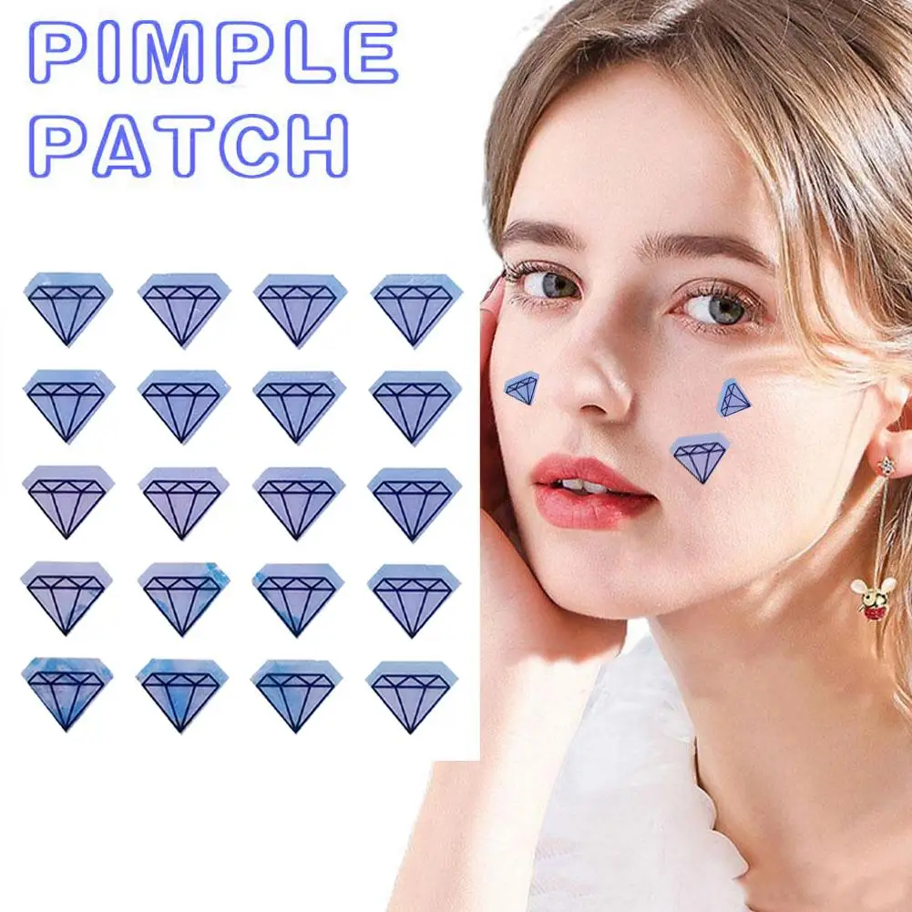 Laser Diamond Acne Patch Acne Pimple Blemish Spots Beauty Face Care Tools Treatment Breathable Non-Irritating Skin Waterpro X3Q5